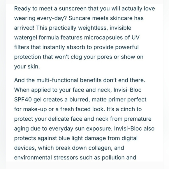 Neora Invisi-Bloc SPF 40 Lot Of 2 - Picture 4 of 4